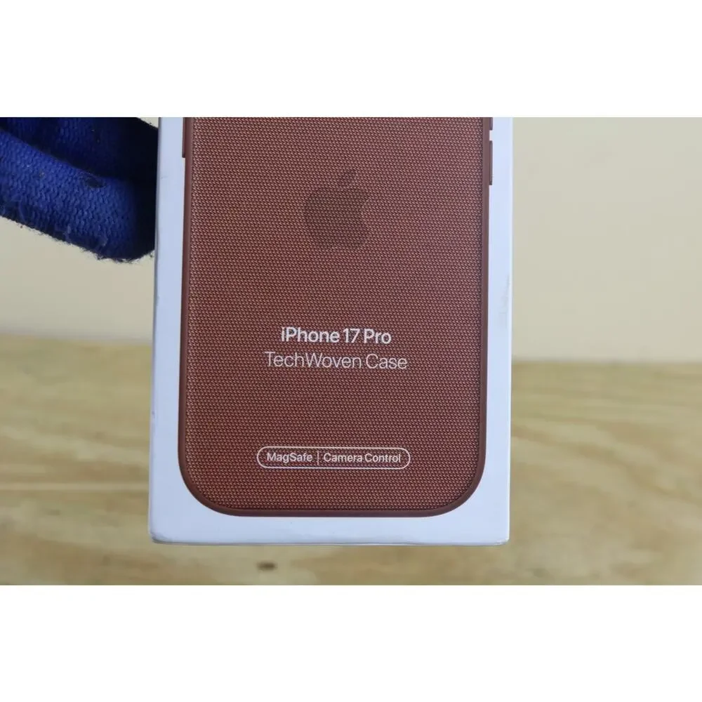 New Apple iphone 17 Pro TechWoven Case Brown Sienna MagSafe Camera Control